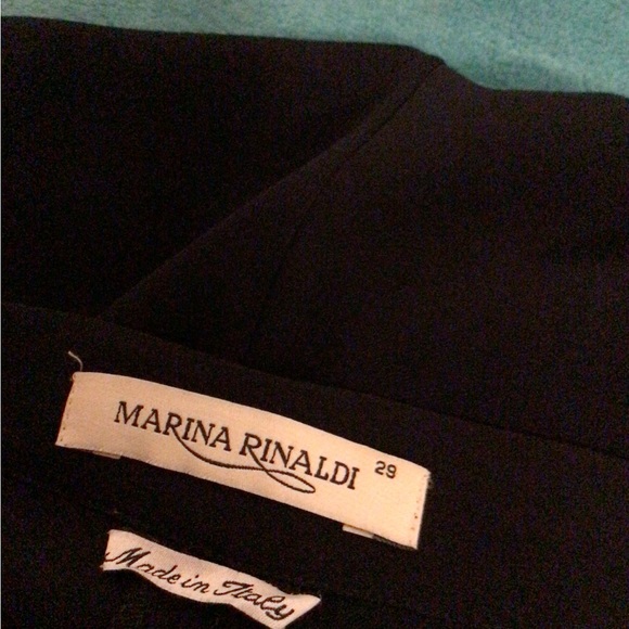 MARINA RINALDI Pants SZ 29 Made In Italy - Picture 9 of 10